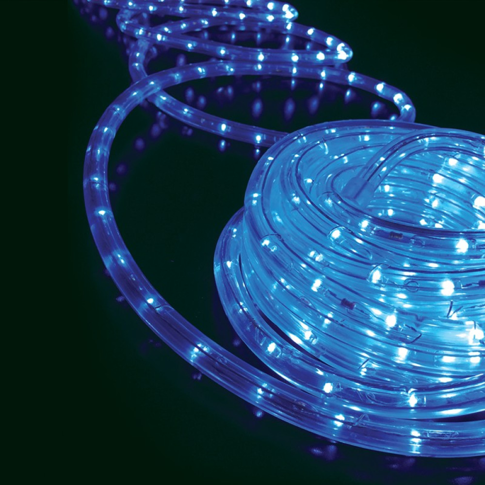 ΦΩΤΟΣΩΛΗΝΑΣ ΔΙΚΑΝΑΛΟΣ LED ΜΠΛΕ 36L/m 50m ΚΟΠΗ ΑΝΑ 2m IP44 &amp; 3 ΣΕΤ ΕΞΑΡΤΗΜΑΤΑ