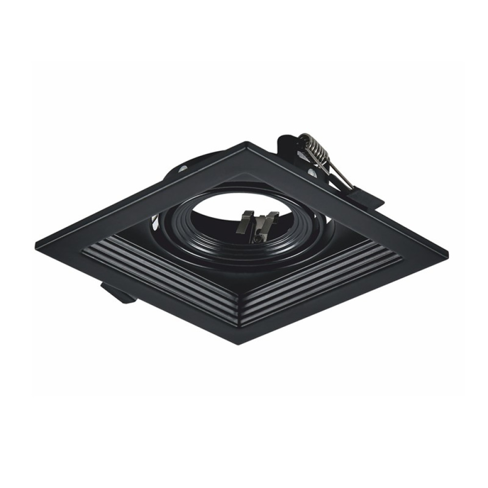 BLACK COLOR SPOT 1xGU10 130x130