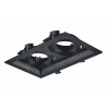 BLACK COLOR ΣΠΟΤ 2xGU10 130x225