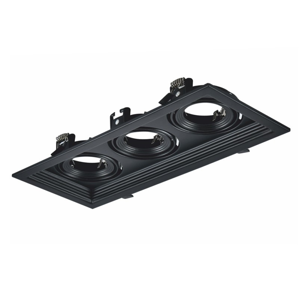 BLACK COLOR SPOT 3xGU10 130x320