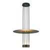 NETTO ΚΡΕΜΑΣΤΟ ΦΩΤΙΣΤΙΚΟ ELIA ΜΑΥΡΟ ΜΕΤΑΛΛΙΚΟ LED 18W 3000K 1260LM IP20 600X1040ΜM