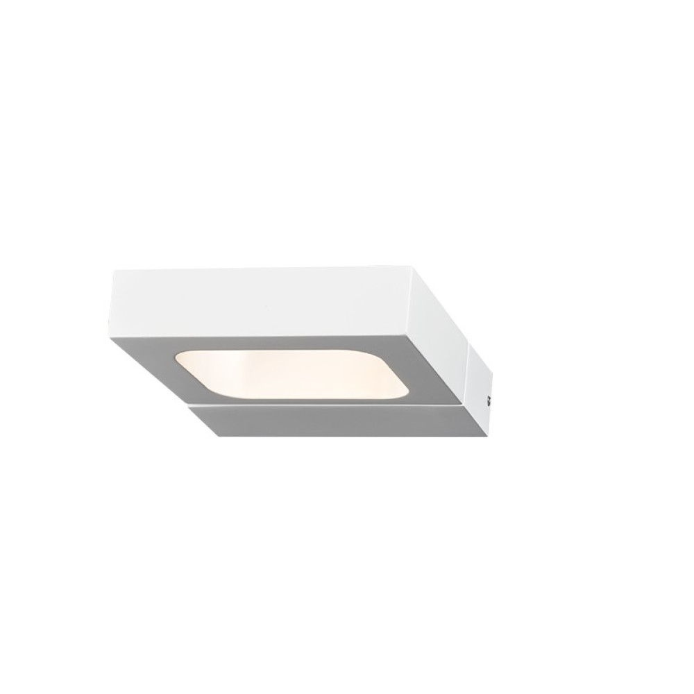 CYCLOP-ΦΩΤΙΣΤΙΚΟ ΕΠΙΤΟΙΧΟ ΛΕΥΚΟ ΑΛΟΥΜΙΝΙΟΥ LED COB 6W 3000K 540LM IP20  14,5X13X3CM
