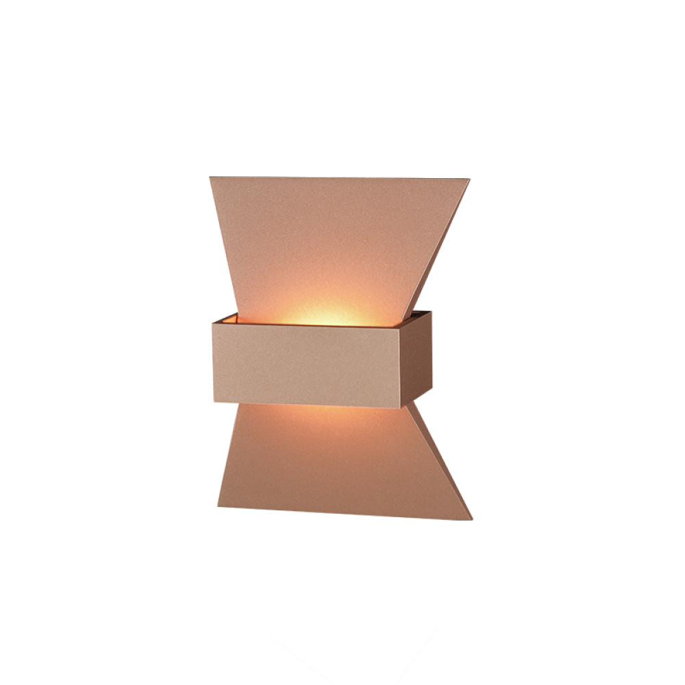 ELEGANT-ΦΩΤΙΣΤΙΚΟ ΕΠΙΤΟΙΧΟ ΧΡΥΣΟ ΑΛΟΥΜΙΝΙΟΥ LED COB 6W 3000K 540LM IP20 20Χ16Χ7CM