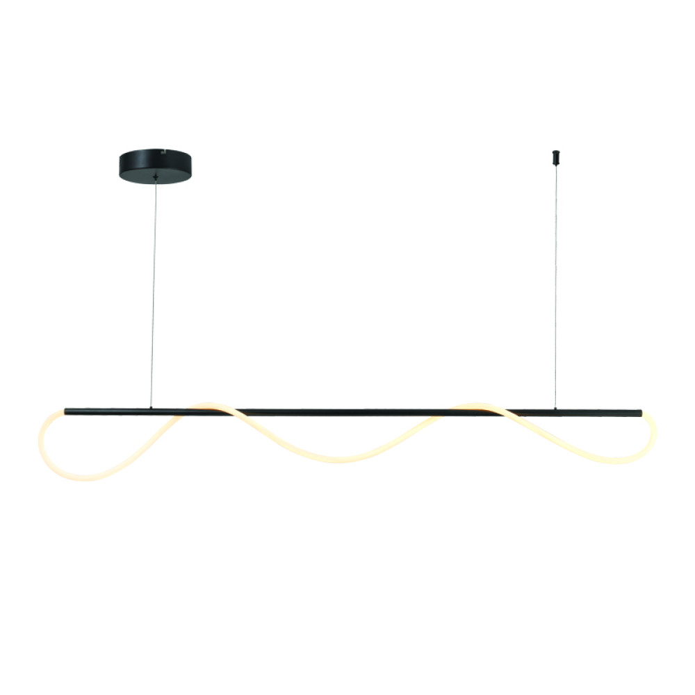 KYMA-ΦΩΤΙΣΤΙΚΟ ΚΡΕΜΑΣΤΟ ΜΑΥΡΟ ΜΑΤ ΜΕΤΑΛΛΙΚΟ LED SMD 60W 3000Κ 3300LM IP20 1900Χ60Χ2150ΜΜ