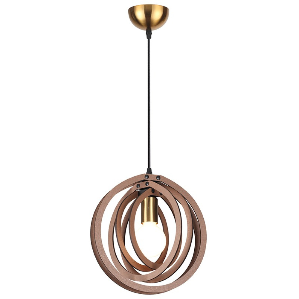 ΚΡΕΜΑΣΤΟ Φ/Σ 1ΧΕ27 ΑΝ.ΚΑΦΕ ΔΕΡΜΑ MDF D29XH100CM TRITON