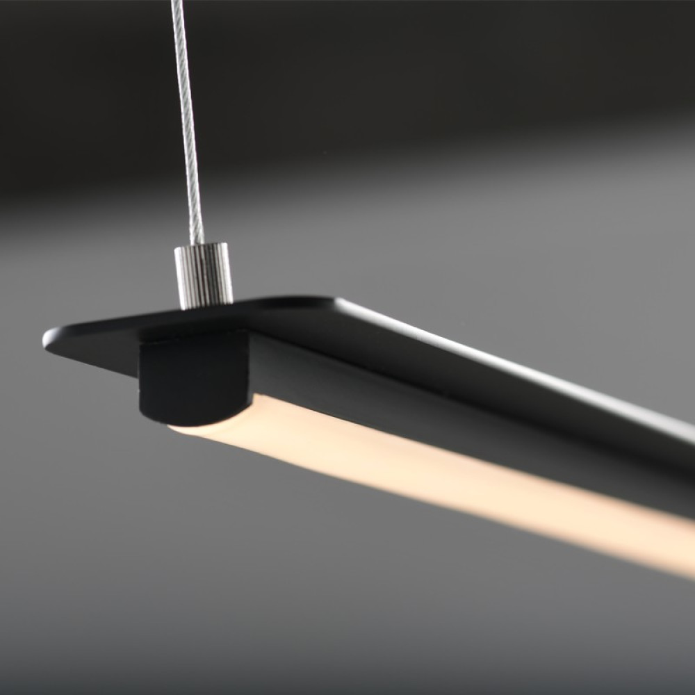 NETTO ΦΩΤΙΣΤΙΚΟ ΚΡΕΜΑΣΤΟ ΜΑΥΡΟ ΜΑΤ ΑΛΟΥΜΙΝΙΟ LED 20W 3000K 1600Lm IP20 1000Χ1500mm