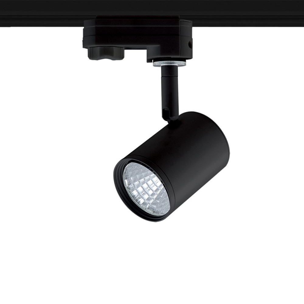 LED COB ΦΩΤΙΣΤΙΚΟ ΡΑΓΑΣ 230V AC 7W 4000K 24° 760LM Ra80 4 ΣΥΡΜΑΤΑ ΜΑΥΡΟ