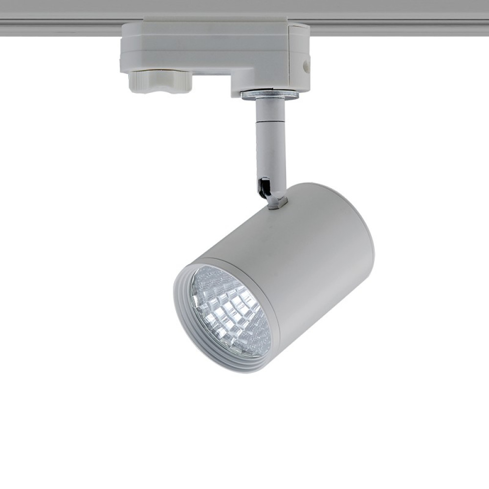 LED COB ΦΩΤΙΣΤΙΚΟ ΡΑΓΑΣ 230V AC 7W 4000K  24° 760LM Ra80 4 ΣΥΡΜΑΤΑ ΓΚΡΙ