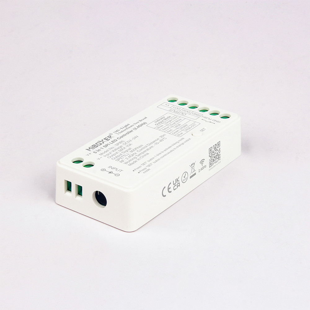 CONTROLLER SPI 5-24V MONO/CCT/RGB/RGBW/RGB+CCT