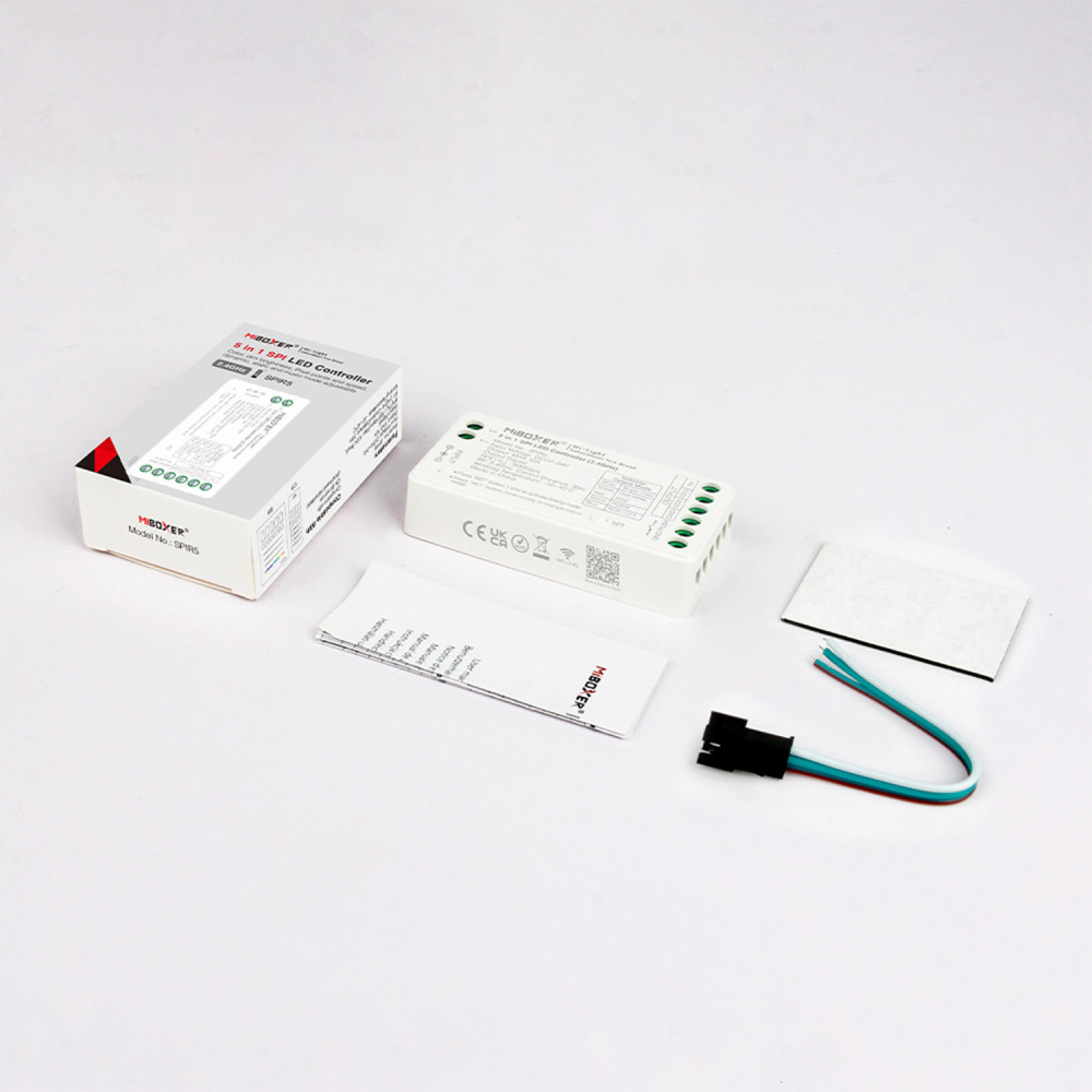 CONTROLLER SPI 5-24V MONO/CCT/RGB/RGBW/RGB+CCT