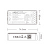 CONTROLLER SPI 5-24V MONO/CCT/RGB/RGBW/RGB+CCT