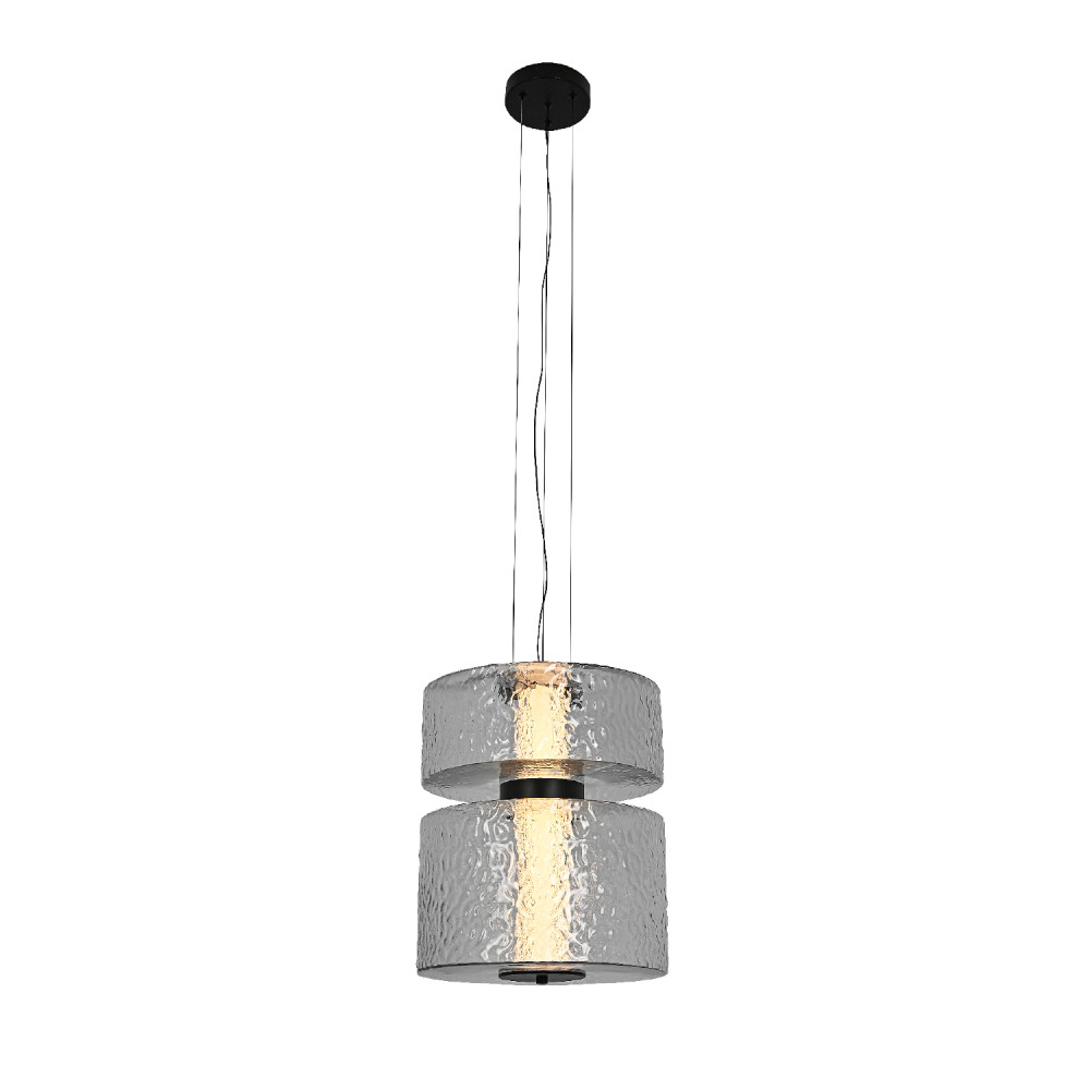 ΚΡΕΜΑΣΤΟ ΦΩΤΙΣΤΙΚΟ ACA HM24153 ΜΑΥΡΟ LED 27W 2700K-3000K-4000K IP20 D36XH120CM