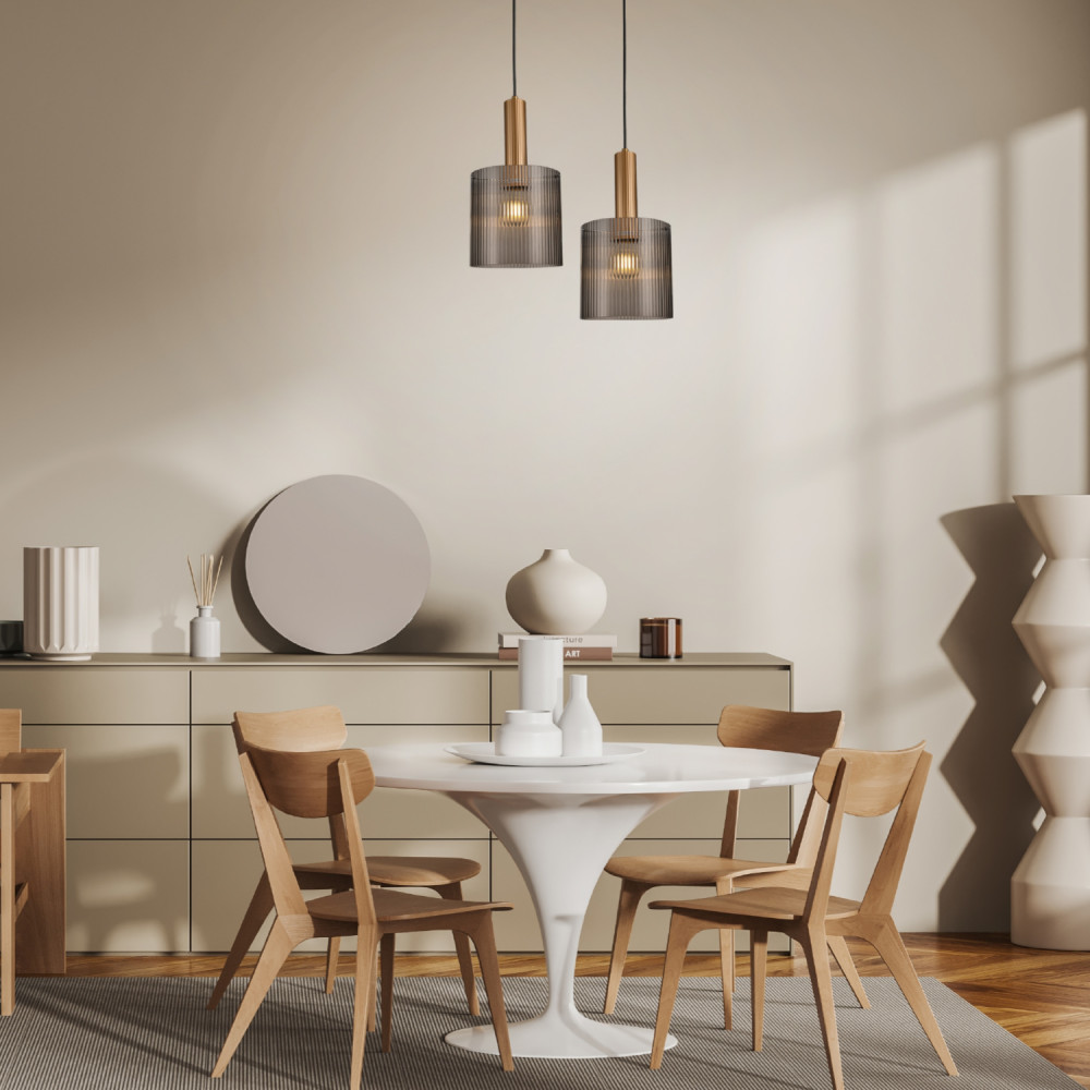 ΚΡΕΜΑΣΤΟ ΦΩΤΙΣΤΙΚΟ ACA HM2504020 ΧΡΥΣΟ 1XE27X40W IP20 D20XH120CM