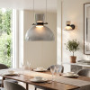 ΚΡΕΜΑΣΤΟ ΦΩΤΙΣΤΙΚΟ ACA HM250454 ΜΑΥΡΟ LED 10W 3000K IP20 D40XH120CM