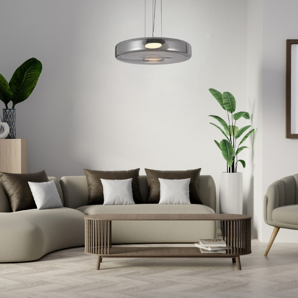 ΚΡΕΜΑΣΤΟ ΦΩΤΙΣΤΙΚΟ ACA HM2512645 ΜΑΥΡΟ LED 12W 3000K-4000K-6000K IP20 D45XH120CM