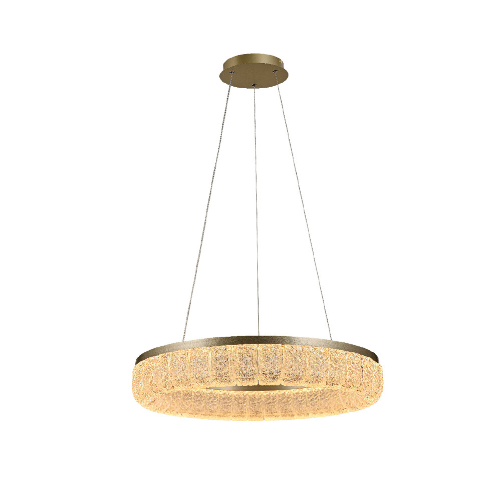 ΚΡΕΜΑΣΤΟ ΦΩΤΙΣΤΙΚΟ ACA HM251486G ΧΡΥΣΟ LED 45W 2700K-3000K-4000K IP20 D60XH120CM