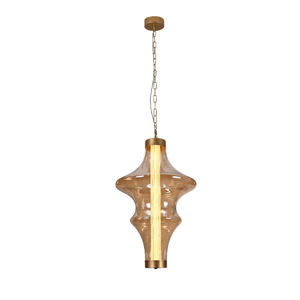 ΚΡΕΜΑΣΤΟ ΦΩΤΙΣΤΙΚΟ ACA HM25150SM ΜΑΥΡΟ ΦΙΜΕ ΓΥΑΛΙ LED 18W 2700K-3000K-4000K IP20 D30XH120CM
