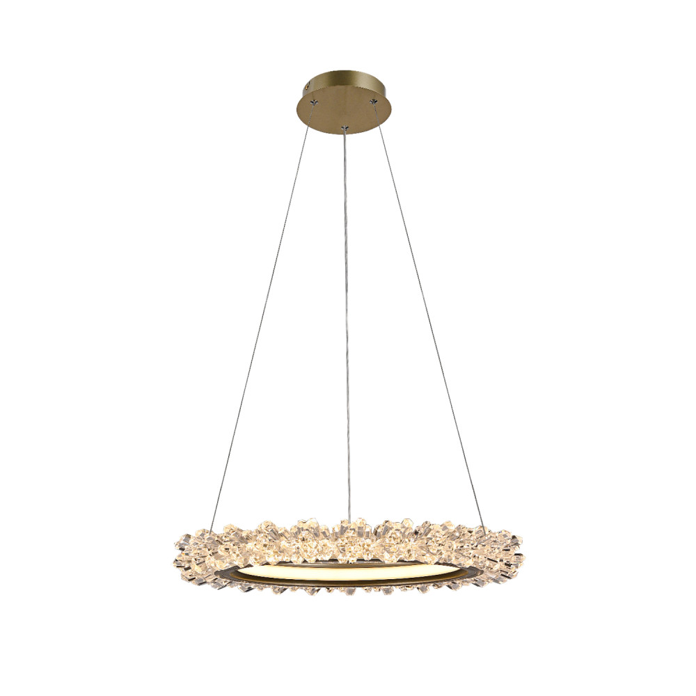 ΚΡΕΜΑΣΤΟ ΦΩΤΙΣΤΙΚΟ ACA HM251784G ΧΡΥΣΟ LED 36W 2700K-3000K-4000K IP20 D40XH120CM
