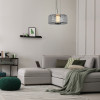 ΚΡΕΜΑΣΤΟ ΦΩΤΙΣΤΙΚΟ ACA HMD24153A ΜΑΥΡΟ LED 12W 2700K-3000K-4000K IP20 D36XH120CM
