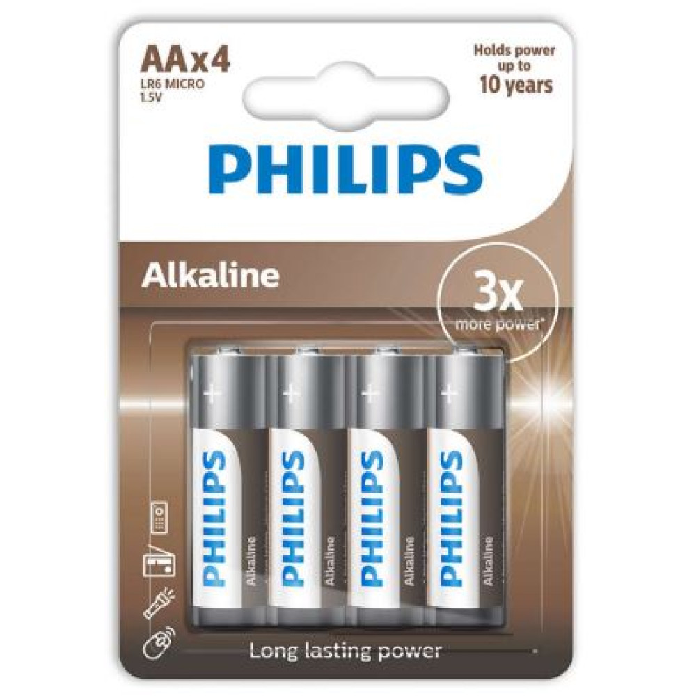 Philips Eco Αλκαλική LR6 AA (4 τμχ)