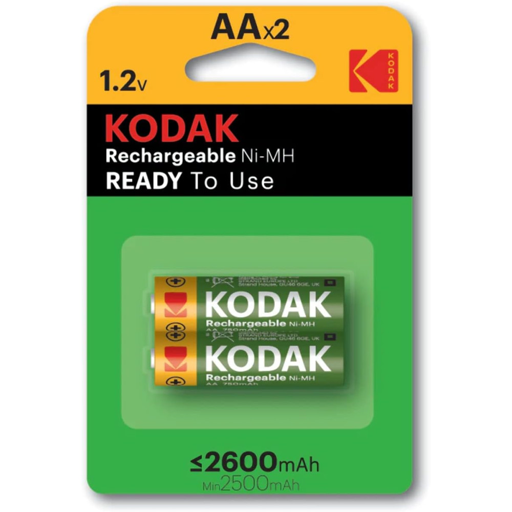 Kodak Επαναφορτιζόμενη ΗR06 AA 2600mAh (2τμχ)