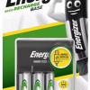 Energizer Base Φορτιστής Μπαταριών Ni-MH με 4 x R6/AA Μπαταρίες 1300 mAh