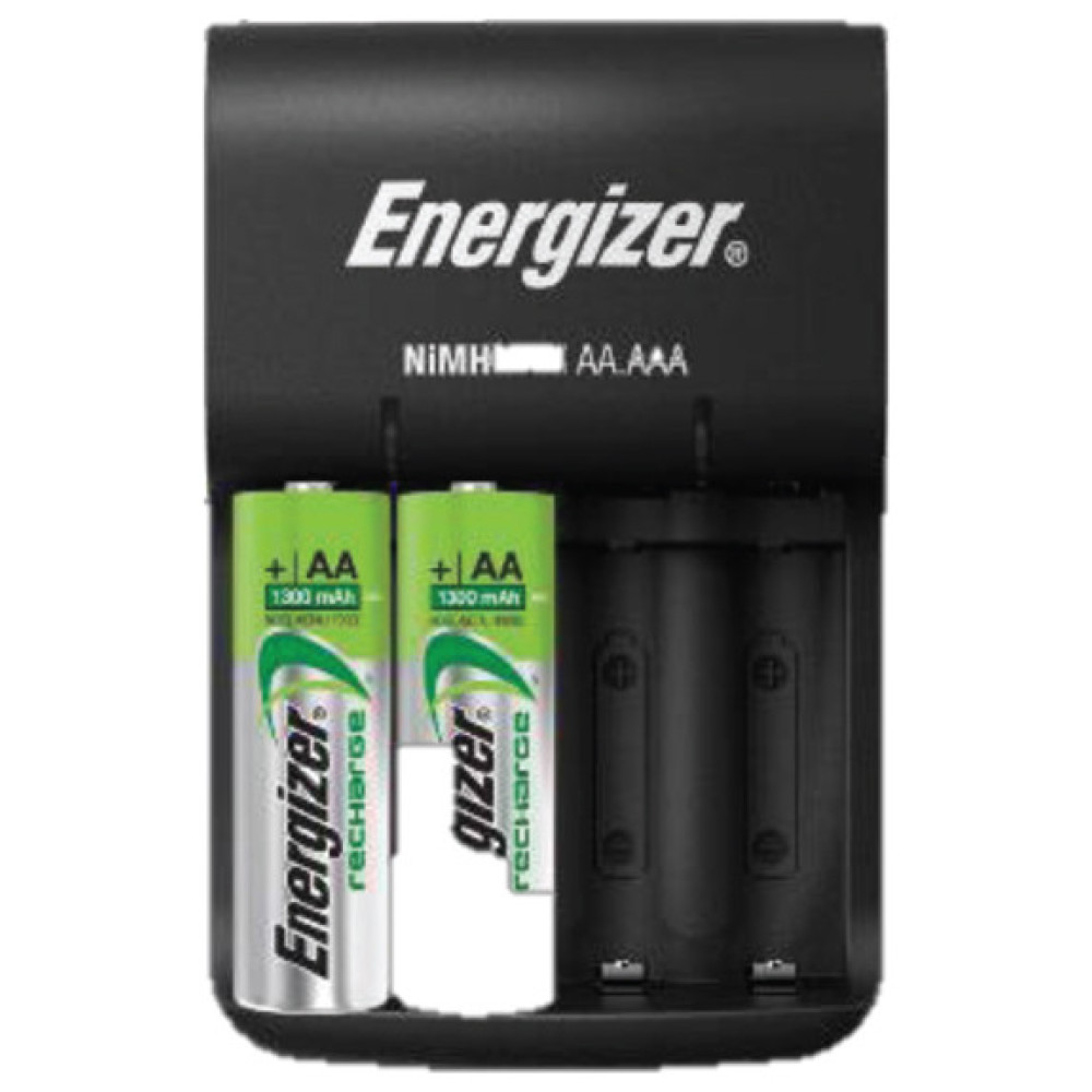 Energizer Base Φορτιστής Μπαταριών Ni-MH με 4 x R6/AA Μπαταρίες 1300 mAh