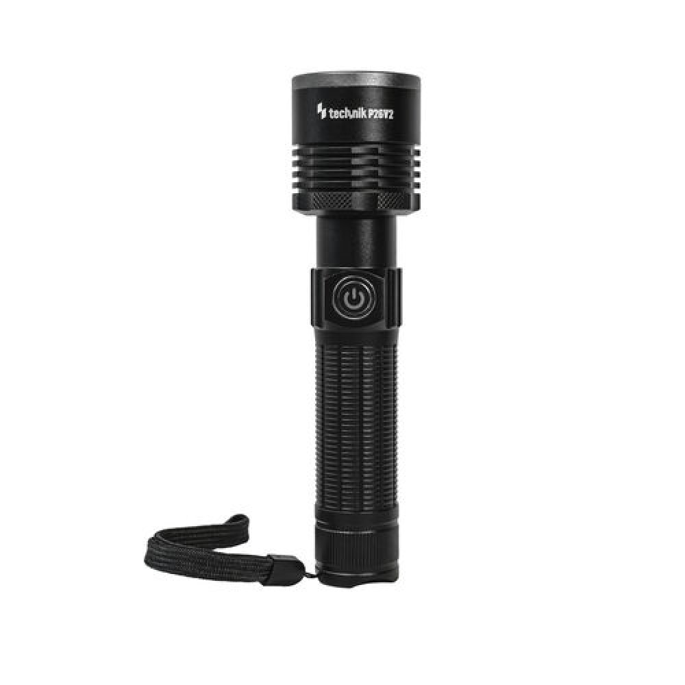 Technik P26V2 Φακός Χειρός LED Επαναφορτιζόμενος USB Type-C 1000 lm