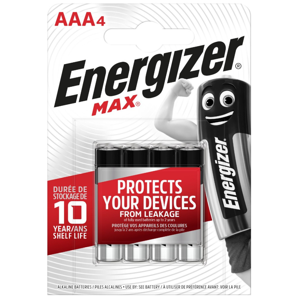 Energizer Max Alkaline Μπαταρία AAA (4 τμχ)