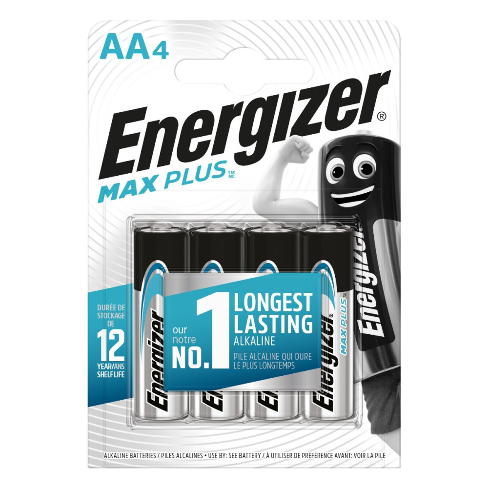 Energizer Max Plus Alkaline Μπαταρία ΑΑ (4 τμχ)