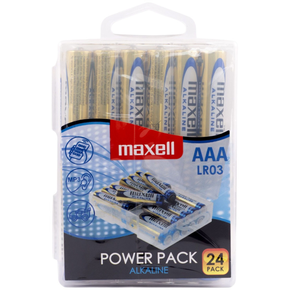 MAXELL Αλκαλικές LR03 Μπαταρία AAA (24 τμχ)
