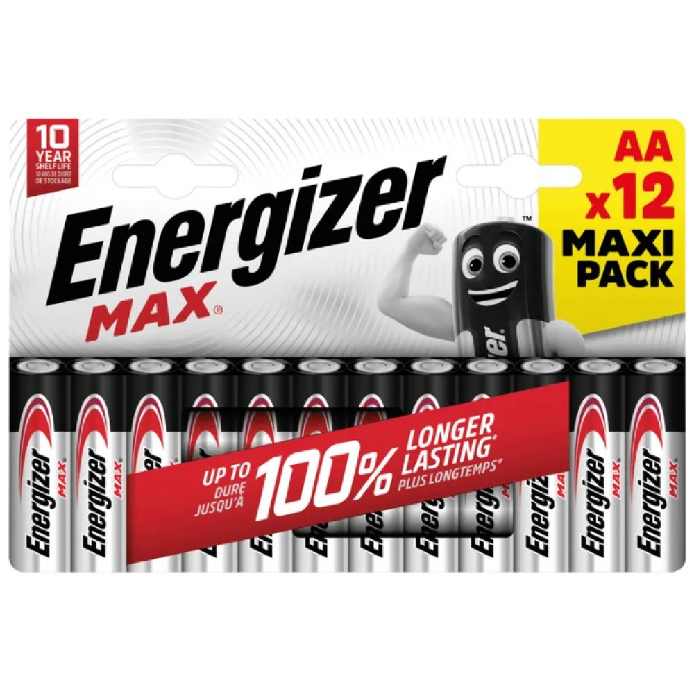 Energizer Max Alkaline AA (12 τμχ)