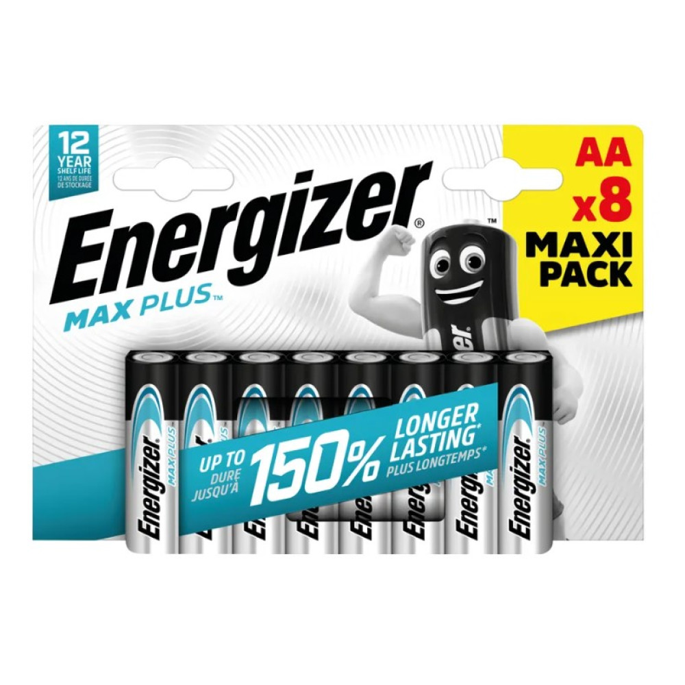 Energizer Max Plus Alkaline Battery ΑΑ (8 τμχ)