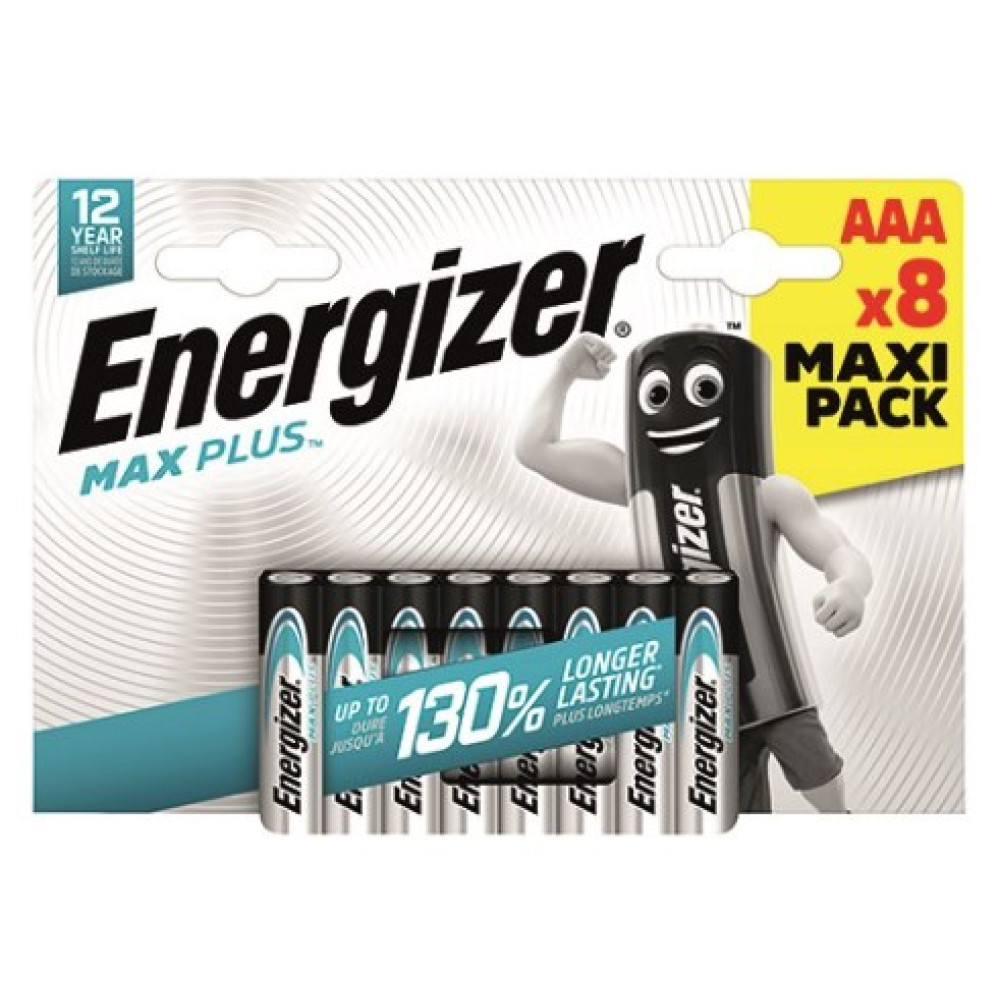 Energizer Max Plus Alkaline Battery ΑAΑ (8 τμχ)