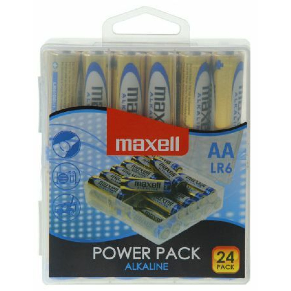 MAXELL Alkaline Μπαταρία LR6 AA (24 τμχ)