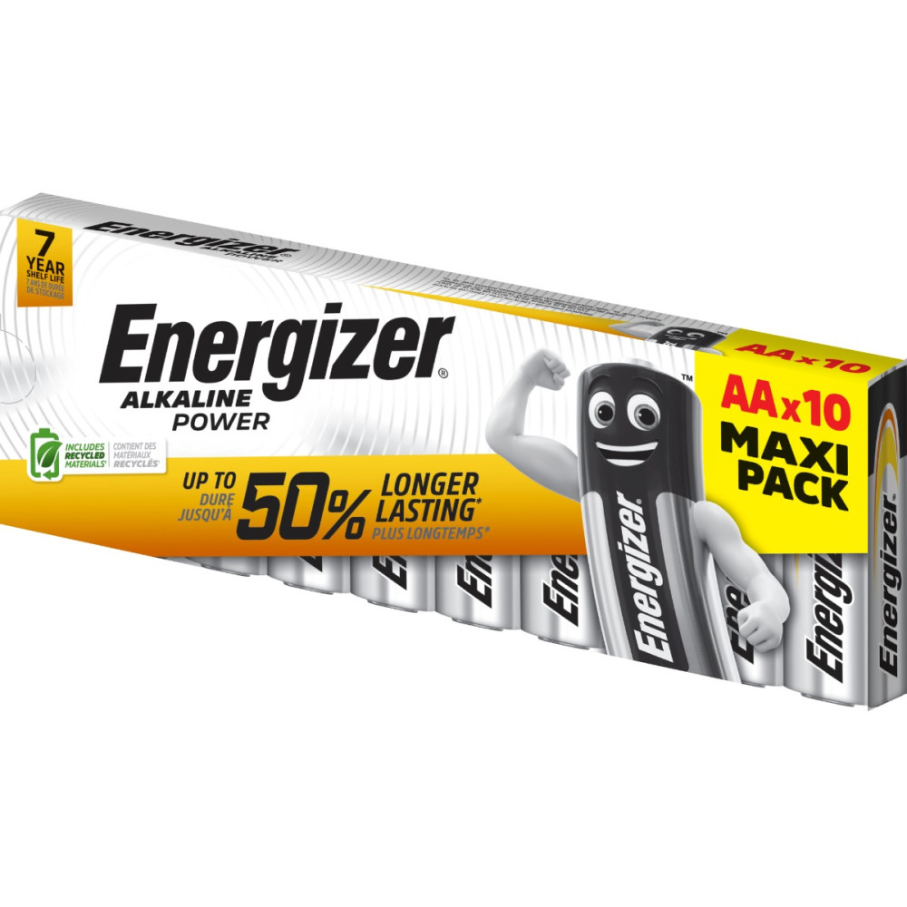 ENERGIZER Alkaline Power Μπαταρία LR6 AA (10τμχ)