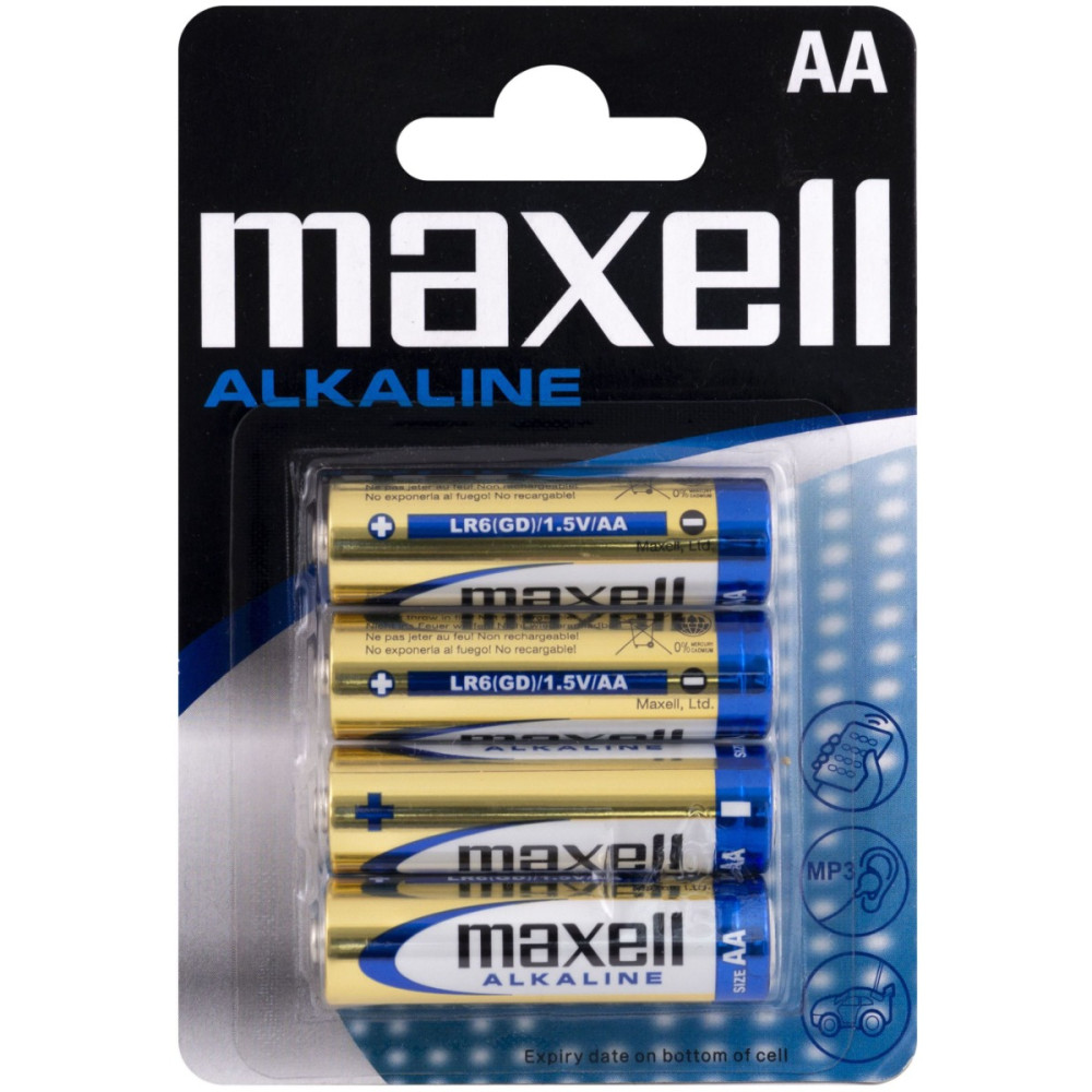 MAXELL Αλκαλική LR6 AA (4τμχ)