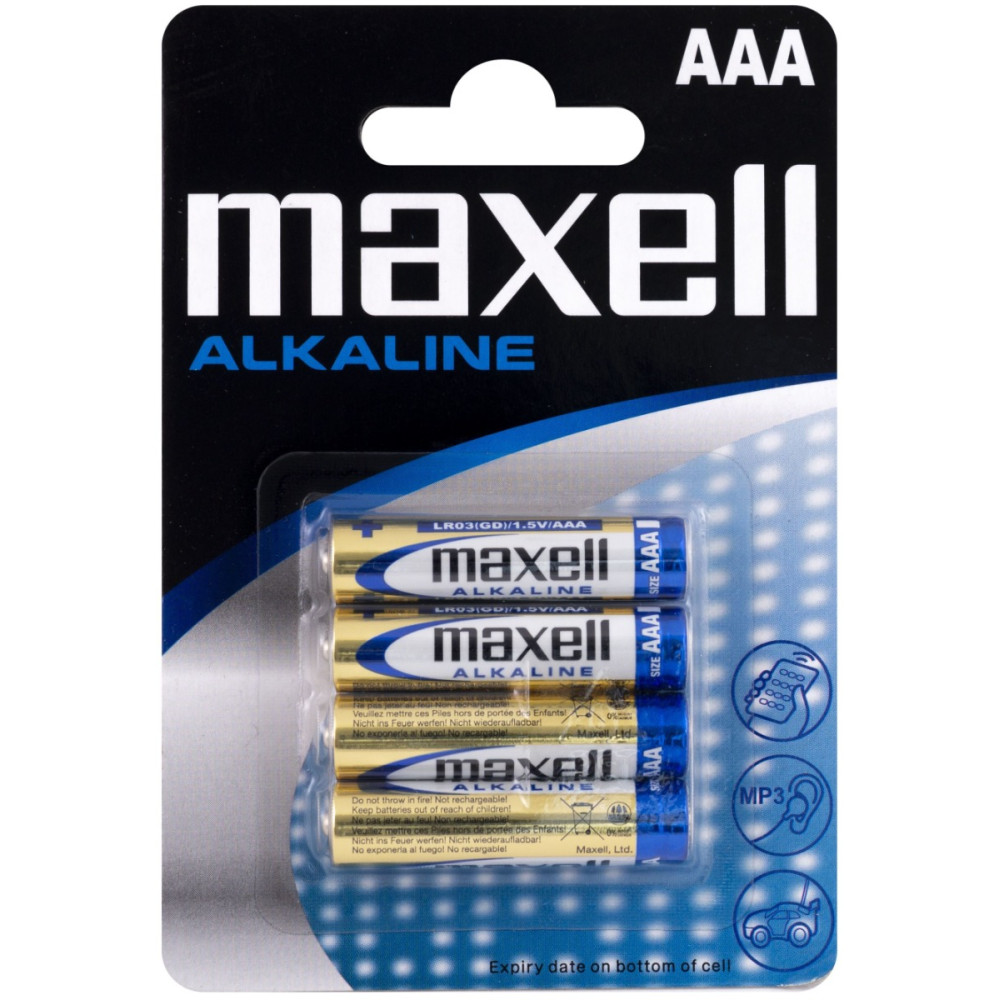 MAXELL Αλκαλική Μπαταρία LR03 AAA (4τμχ)