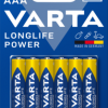 Varta Αλκαλική Longlife Power Μπαταρία LR3 AAA (6 τμχ)