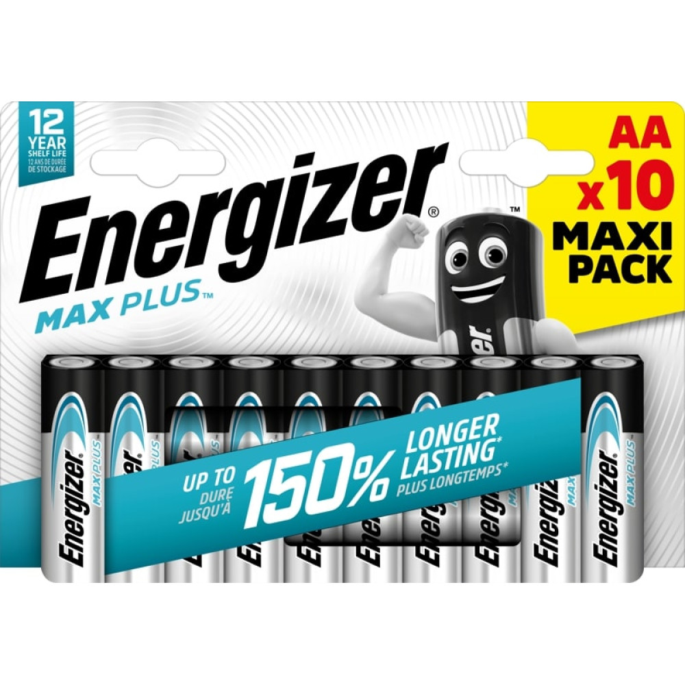 Energizer Max Plus Alkaline Battery ΑΑ  E91 LR6(10 τμχ)