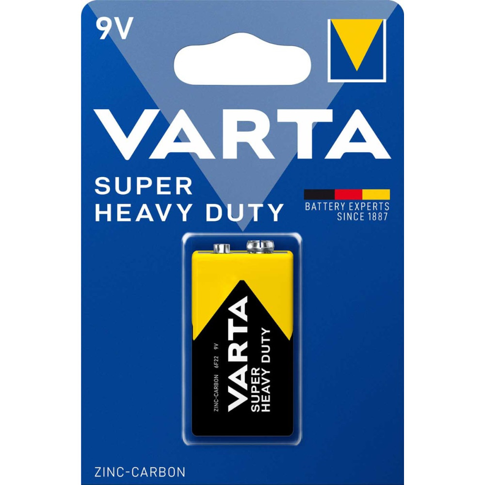 Varta Super Heavy Duty 6F22(9V) (1τμχ)