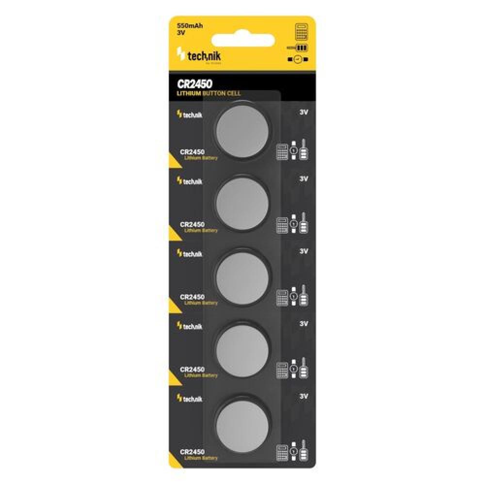 Technik Μπαταρίες Κουμπιά Λιθίου Platinum CR2450 (3V) B5