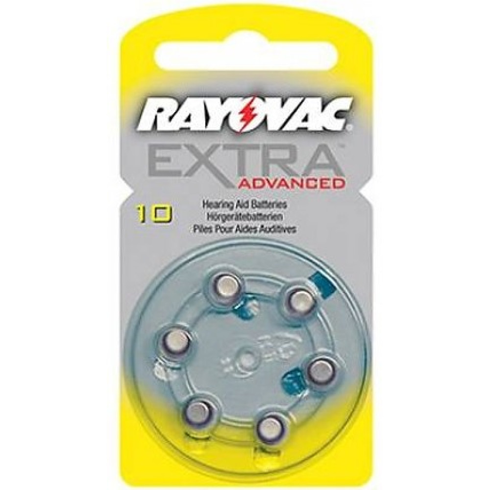 Rayovac Extra Advanced Βαρηκοΐας 10 (6τμχ)
