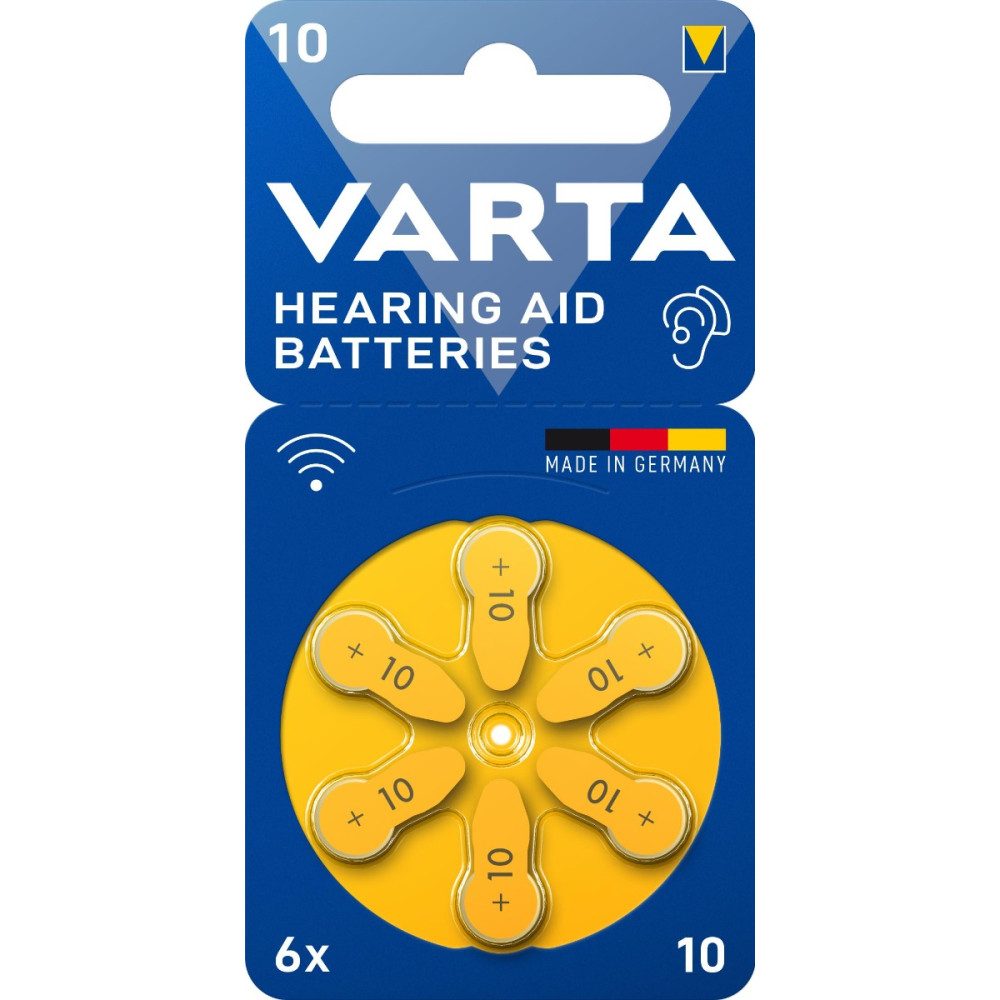 VARTA Μπαταρίες Βαρηκοΐας 10 (6 τμχ)