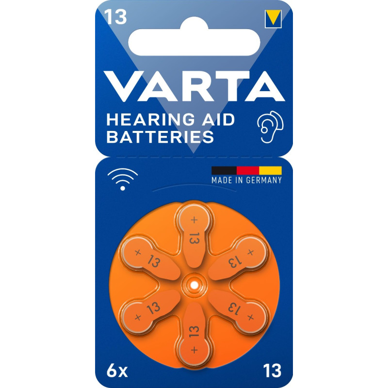 VARTA Μπαταρία Bαρηκοΐας 13 (6 τμχ)