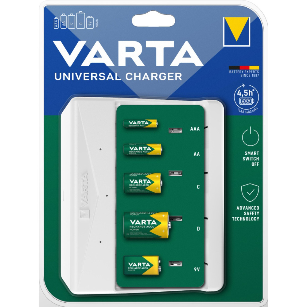 VARTA 57658 101 401 Φορτιστής Γενικής Χρήσης