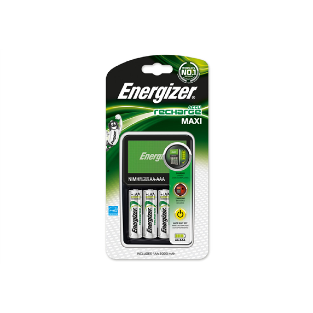 Energizer Maxi Φορτιστής με 4xAA 2000mAh