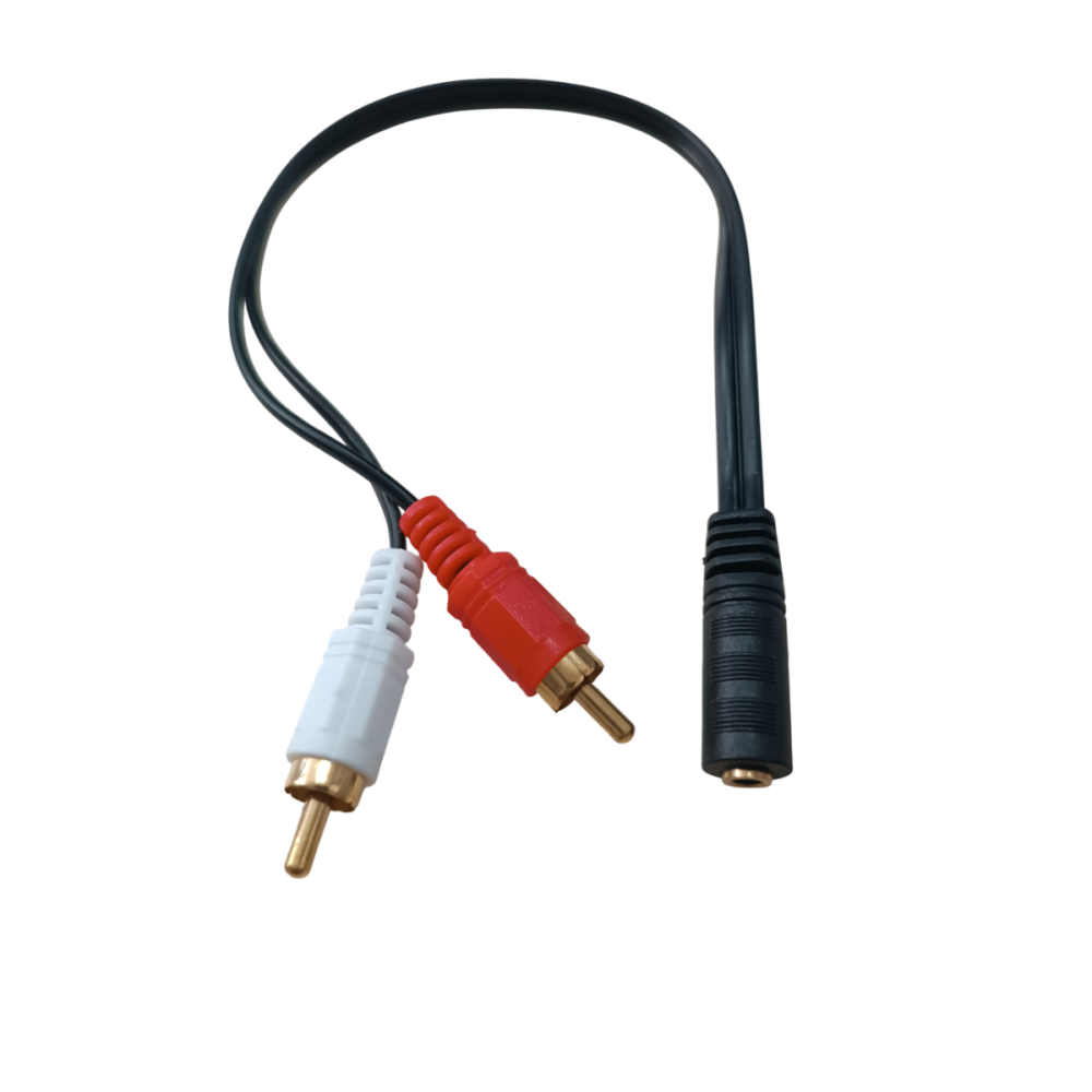ATC Καλώδιο 3.5mm Θηλ. / 2RCA Αρσ. 0.20m