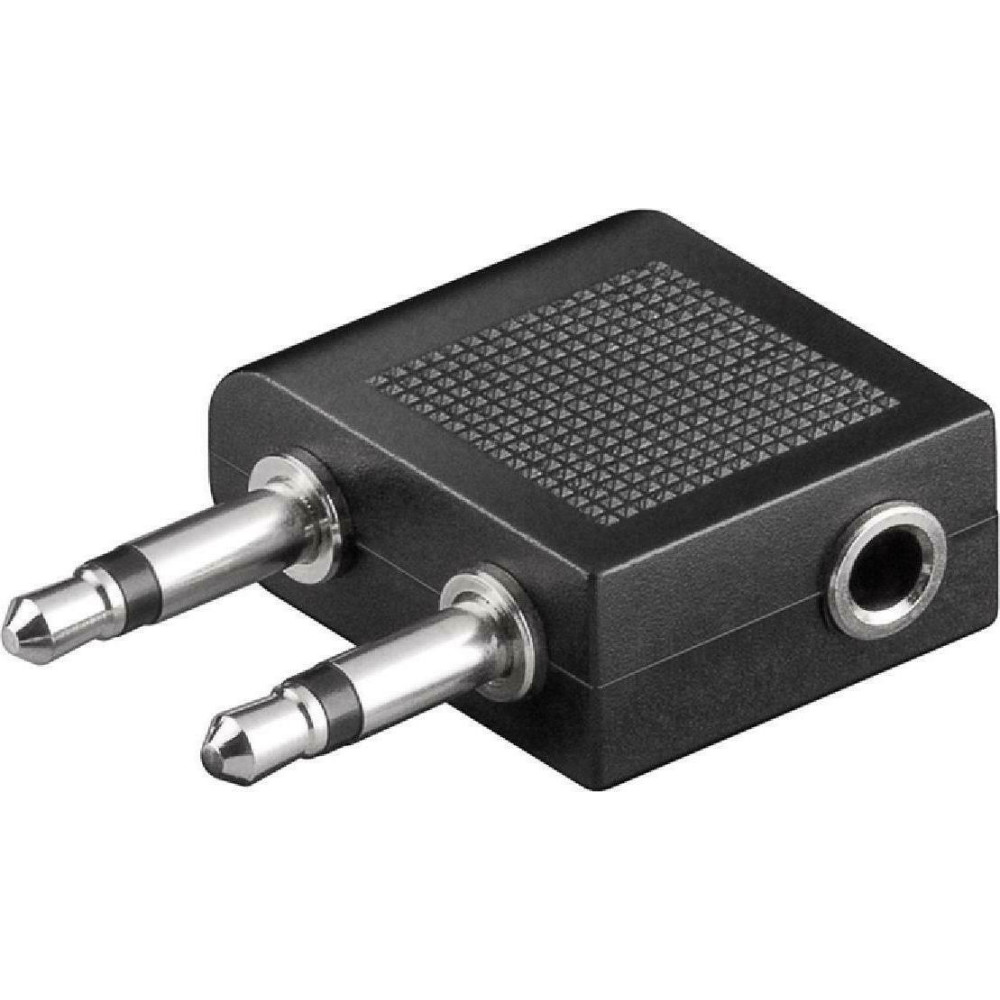 Διπλό Φις 3.5mm Μono Αρσ. σε Stereo Θηλ. 61004