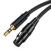 3.5mm 3 poles - XLR female audio cable 2m